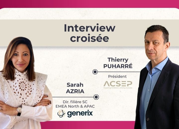 Sarah Azria Generix et Thierry Puharré ACSEP interview partenariat WMS